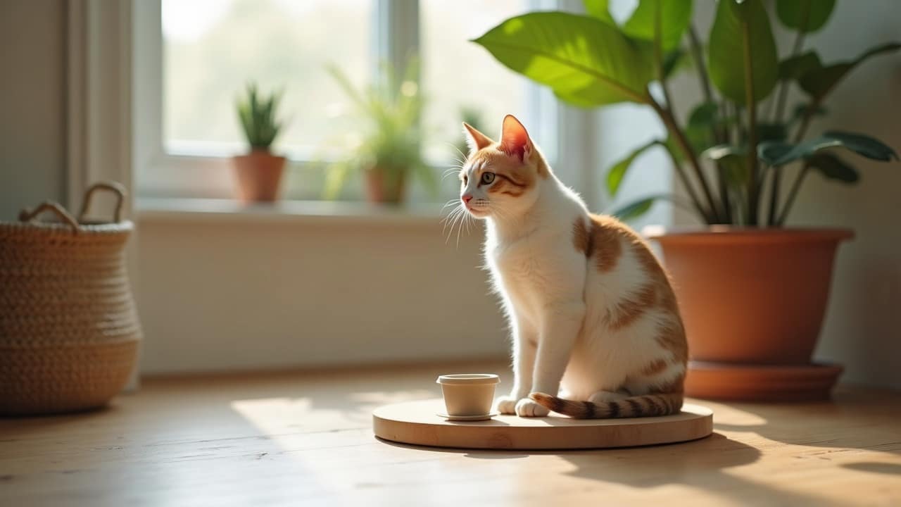 Équipement pour chat, photographie du produit