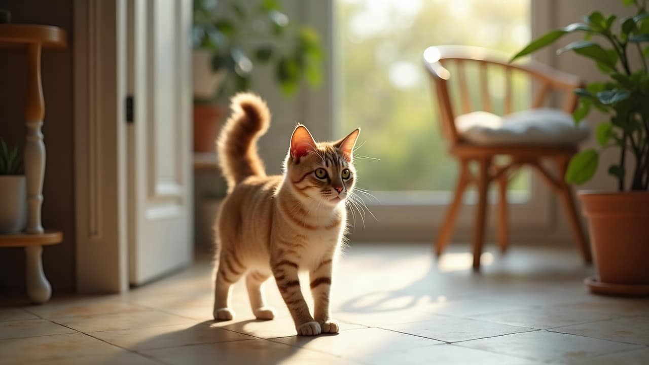 Équipement pour chat, photographie du produit