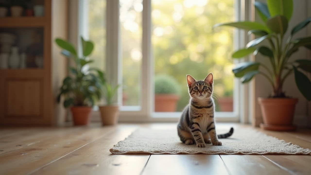 Équipement pour chat, photographie du produit