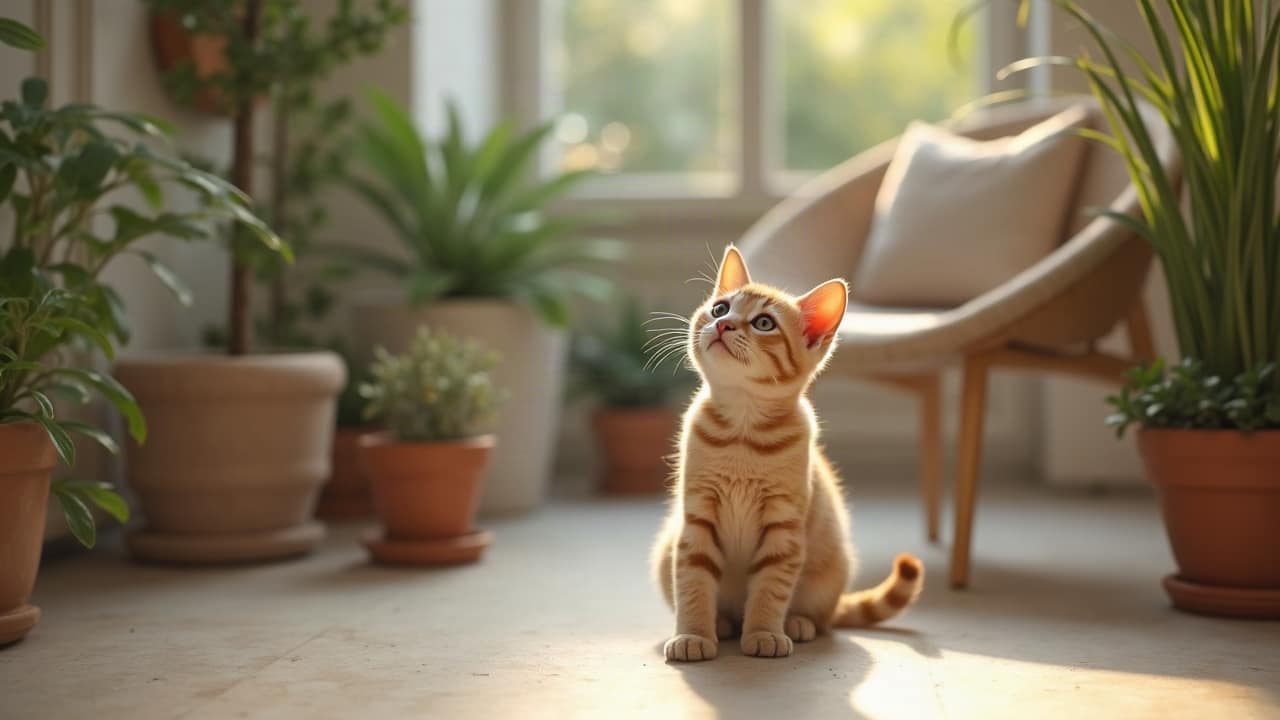 Équipement pour chat, photographie du produit